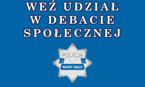 Policjanci zapraszają mieszkańców Muszyny na debatę społeczną