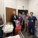 prezydent odwiedzil szpitale pierwsze noworodki nowy sacz